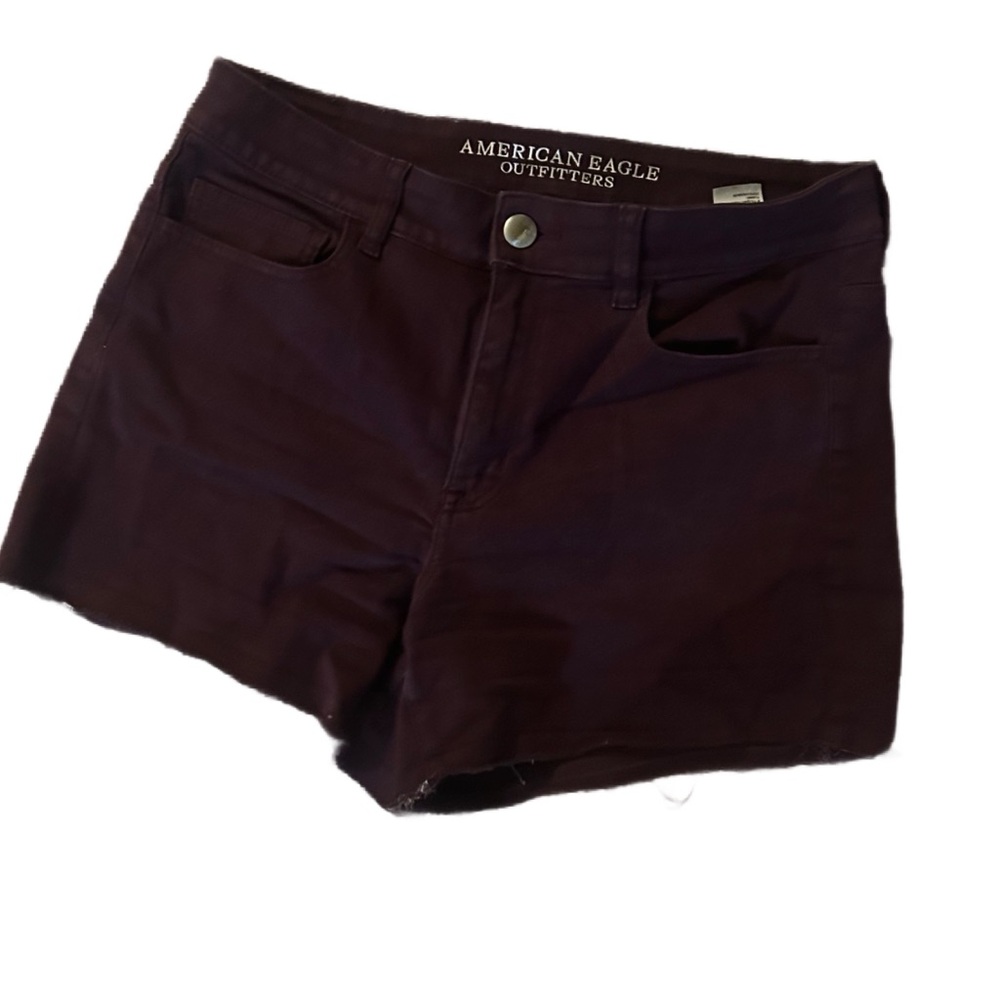 American Eagle Outfitters Women's Dark maroon Shorts